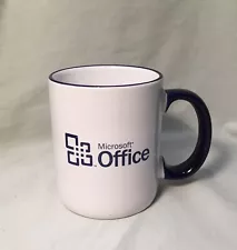 Microsoft Office White Coffee Mug Ceramic 3 7/8”x3 1/4”