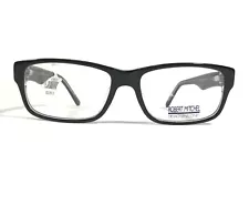 Robert Mitchel RM7004 BK/CRY Eyeglasses Frames Black Clear Square 54-16-145