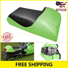 Seat Cover SS for Arctic Cat Z370 Z440 Z570 ZL550 ZL600 800 01-07 Black Green (For: Arctic Cat)