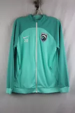 NWT Nike Women's Teal Soccer Logo Full Zip Track Jacket sz L