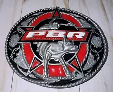 PBR ~PROFESSIONAL BULL RIDERS~ BELT BUCKLE SISKIYOU PEWTER LICENSED NEW