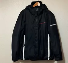 Karbon Men's Insulated Hooded Ski Jacket Size M in Black