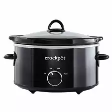 Crock-Pot 4-Quart Classic Slow Cooker, Black