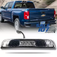 For 2014 2018 Sierra GMC Chevy Silverado 3RD Third Brake Light Led Smoked Chrome (For: 2014 GMC Sierra 1500)