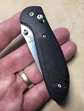 Benchmade 556 Griptilian Mel Pardue S30V Pocket Knife “Nice One, W/Name On Blade