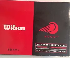 Wilson Boost Extreme Distance Golf Balls Lot of 12