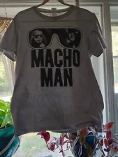 gray macho man randy savage sunglasses t shirt