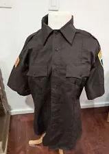 Short Sleeve Uniform Shirt Blauer Columbia County Sheriff Size L, 16-16.5