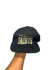 Vintage New Orleans Saints Tailsweep Starter Hat Snapback Wool Melton 90s