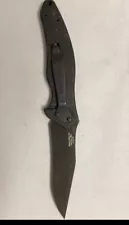 Kershaw Shallot 1840CKT Assisted Open Knife Frame Lock Plain Edge Blade USA