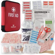 First Aid Kit 360 pcs – Great for Home, Work, Travels and Outdoor Emergencies