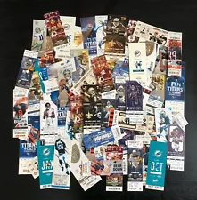 2015-2019 NFL Football Collectible Ticket Stubs - Lots of 25 50 100 Assorted