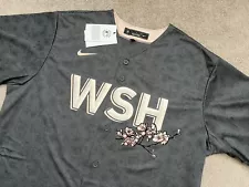 Nike MLB Washington Nationals City Connect Cherry Blossom Jersey Men's Size XL