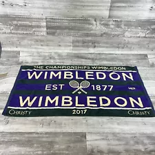 Wimbledon Christy Towel 2017 51 X 26 Inches MER Tennis Full SIZE Lawn Club