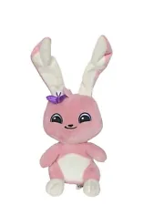 Animal Jam Pink Bunny Rabbit Plushy Butterfly Stuffed Animal 2016 11.5"