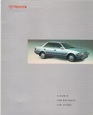 Toyota Business Users Finance 1990-91 UK Market Foldout Sales Brochure