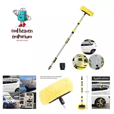 5-12 Foot 20 ft Reach Car Wash Brush with 12-Inch Soft Bristle, On/Off Switch...