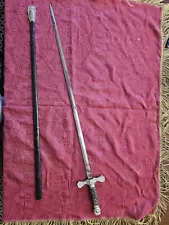 Vintage Medieval Sword & Sheath