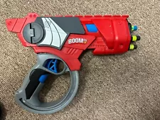 BoomCo WhipBlast Red Dart Blaster Discontinued Rare Mattel Red Gray Toy 2014