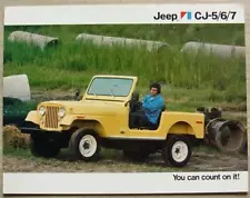 JEEP CJ5 CJ6 CJ7 USA Sales Brochure 1976#AMX 7601