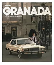 1981 Ford Granada, Built For a Changing World, Car Dealer Sales Brochure Catalog