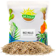 Horticultural Grade Rice Hulls Natural Organic House Plants & Chicken Bedding