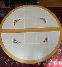 expandable round dining table