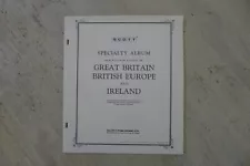 Scott Great Britain British Europe Ireland Supplement Pages