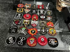 30 Vietnam War Skull Army Military Patches lot