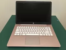 HP Stream 14-ds0080nr (Rose Pink) With AMD Dual Core Processor ,4GB Of Ram, 64GB