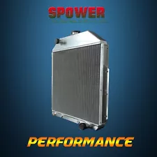 AT For Ford Truck Chevy 1942-1952 V6 3Rows Aluminum Radiator 4252 52mm (For: 1946 Ford)