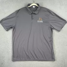 Bad Boy Mowers Polo Shirt MENS XL Gray Augusta Sportswear Golf Casual Polyester