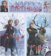 Disney FROZEN 2 II Scene Setter BIRTHDAY party wall poster backdrop Anna Elsa +