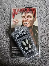 Scarecrow Werewolf Fangs Halloween Costume Accessory