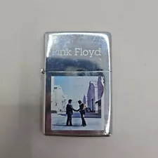 Silver Chrome Pink Floyd Lighter Music Band Memorabilia Anthill Trading LLC