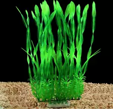 1PC New aquarium decorated 36cm fake plastic plant rolled leaf weeds