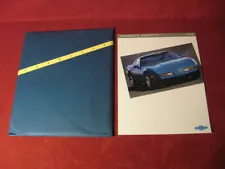 1986 Chevy Corvette Sealed Sales Brochure & sheet Booklet Catalog Old Original