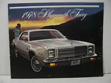 1978 Plymouth Fury Sport Salon Suburban Car Dealer Sales Brochure Catalog