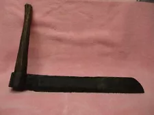 ANTIQUE HAND FORGED FROE-WOOD SHINGLE SHAKE SPLITTER TOOL-WITH ORIGINAL HANDLE