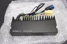 New Vintage Alpine 3518 Amp Old School 2 Channel Car Amplifier