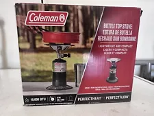 Coleman Bottle Top Stove Portable Propane Camp Stove Adjustable Burner Used Once