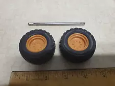 Toy Ertl 1/16 Scale Case 450 Skid Steer Set of wheels