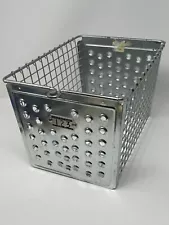 KASPAR Wire Works Metal Industrial Gym Basket #123 Shiner Texas 13x9x8 - Modern