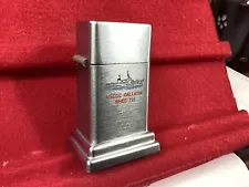 Zippo 4th Model BARCROFT. USCGC GALLATIN WHEC 721. Coast Guard Cutter. Exc Cnd