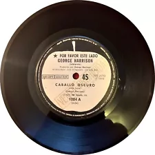 GEORGE HARRISON - DARK HORSE - PROMO NOT FOR SALE - 7"- ARGENTINA