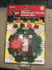 Fundex 2002 Mexican Train Game Set w/Sound Domino Game Vintage Sealed