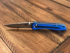 Benchmade 710-1401 M390 Knifeworks Exclusive Blue Black G10 Rare HTF