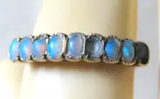 Antique VICTORIAN 10k Gold and Opals Ladies AS-IS RING for Repair Size 6.75-7