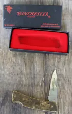 Winchester W15 1992-2 Model 42 Folding Pocket Knife Made in USA IN BOX SKEET