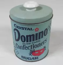 Domino Pure Cane Confectioner's Sugar Vintage Baby Blue Tin Can